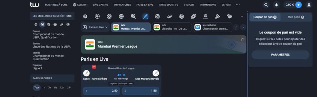 Twin Casino paris en ligne
